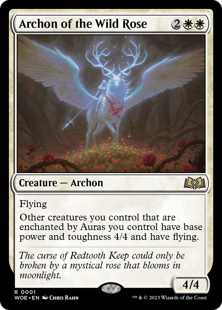 Archon of the Wild Rose [Wilds of Eldraine] [Foil]
