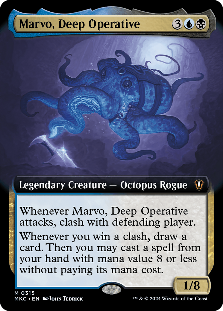 Marvo, Deep Operative (Extended Art) [Murders at Karlov Manor Commander] [Foil]