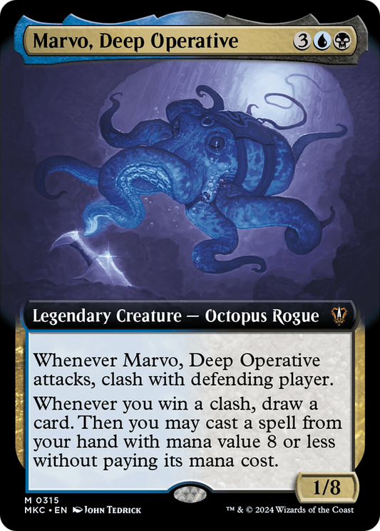 Marvo, Deep Operative (Extended Art) [Murders at Karlov Manor Commander] [Foil]