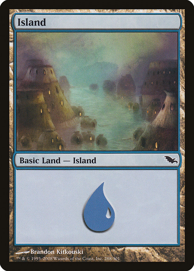 Island (288) [Shadowmoor] [Foil]