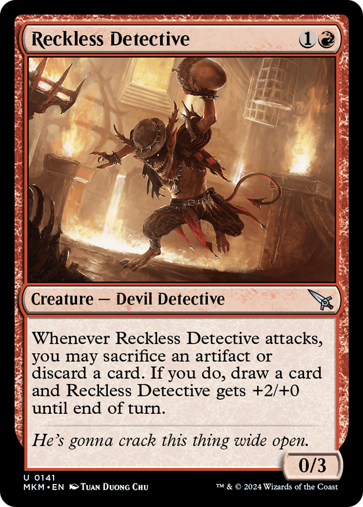 Reckless Detective [Murders at Karlov Manor] [Foil]
