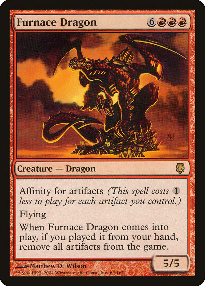 Furnace Dragon [Darksteel] [Foil]