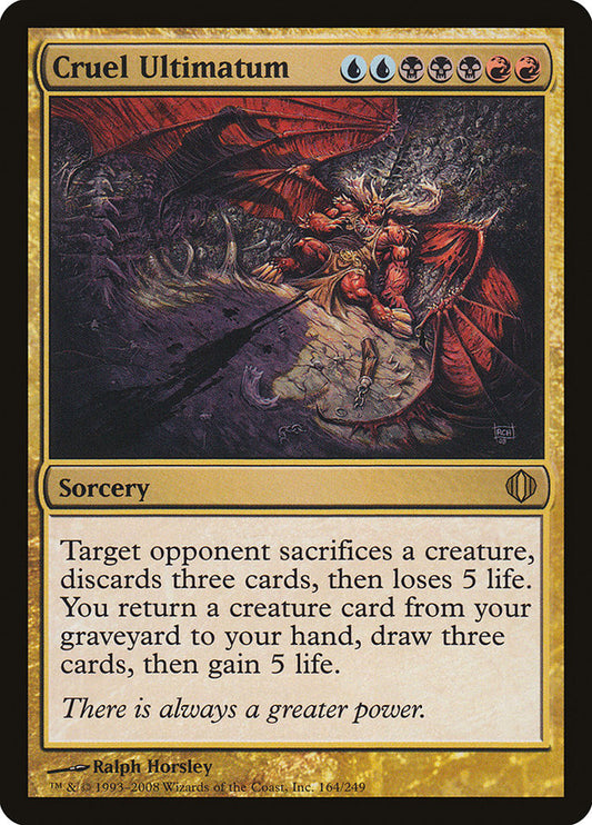Cruel Ultimatum [Shards of Alara] [Foil]