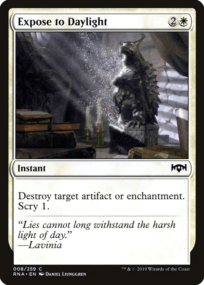 Expose to Daylight [Ravnica Allegiance] [Foil]