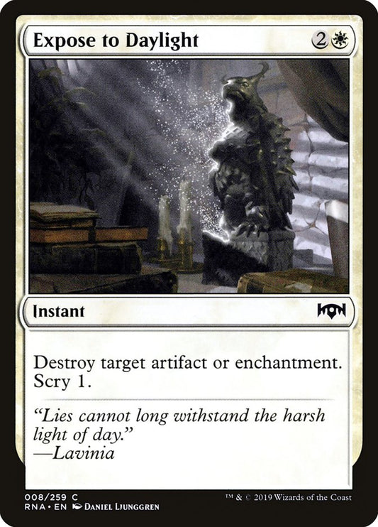 Expose to Daylight [Ravnica Allegiance] [Foil]