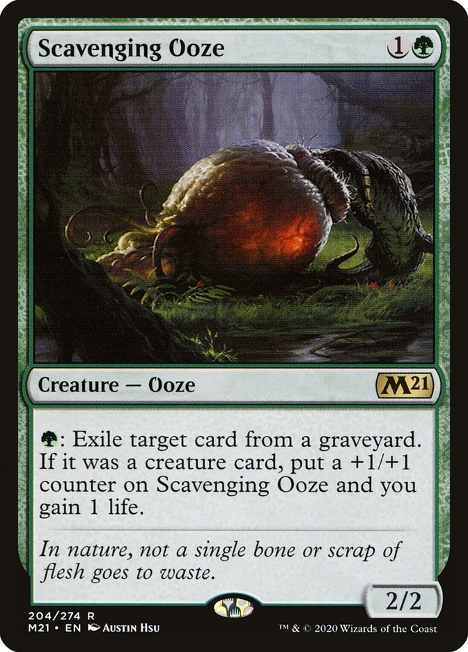 Scavenging Ooze [Core Set 2021] [Foil]