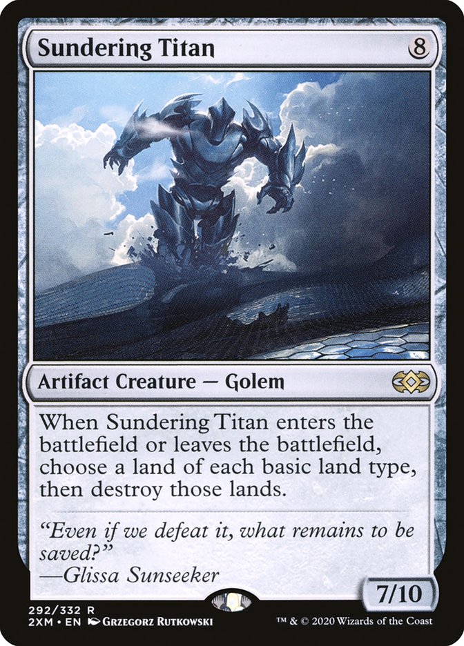Sundering Titan [Double Masters] [Foil]