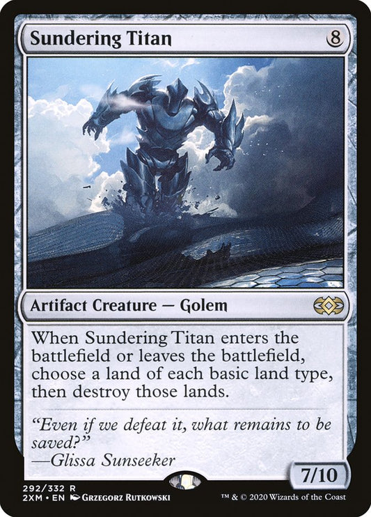 Sundering Titan [Double Masters] [Foil]