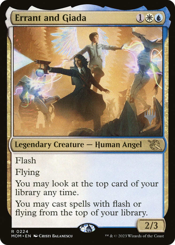 Errant and Giada (Promo Pack) [March of the Machine Promos] [Foil]