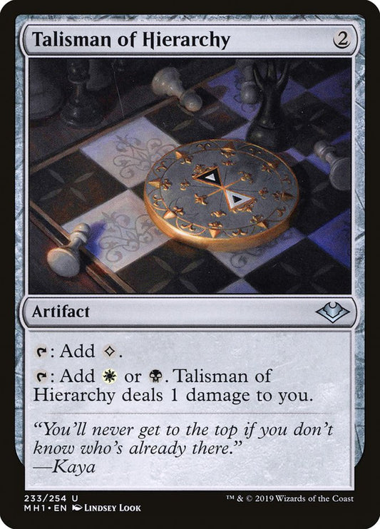 Talisman of Hierarchy [Modern Horizons] [Foil]