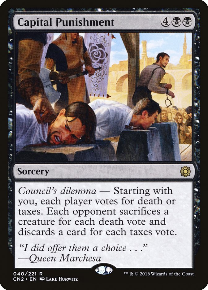 Capital Punishment [Conspiracy: Take the Crown] [Foil]