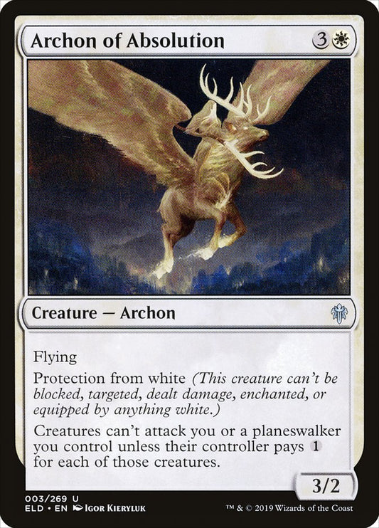 Archon of Absolution [Throne of Eldraine] [Foil]