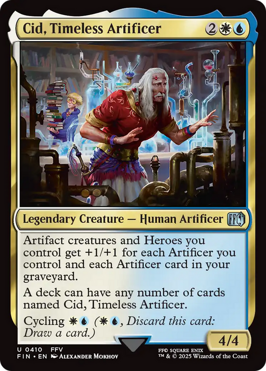 Cid, Timeless Artificer (0410) [FINAL FANTASY] [Foil]