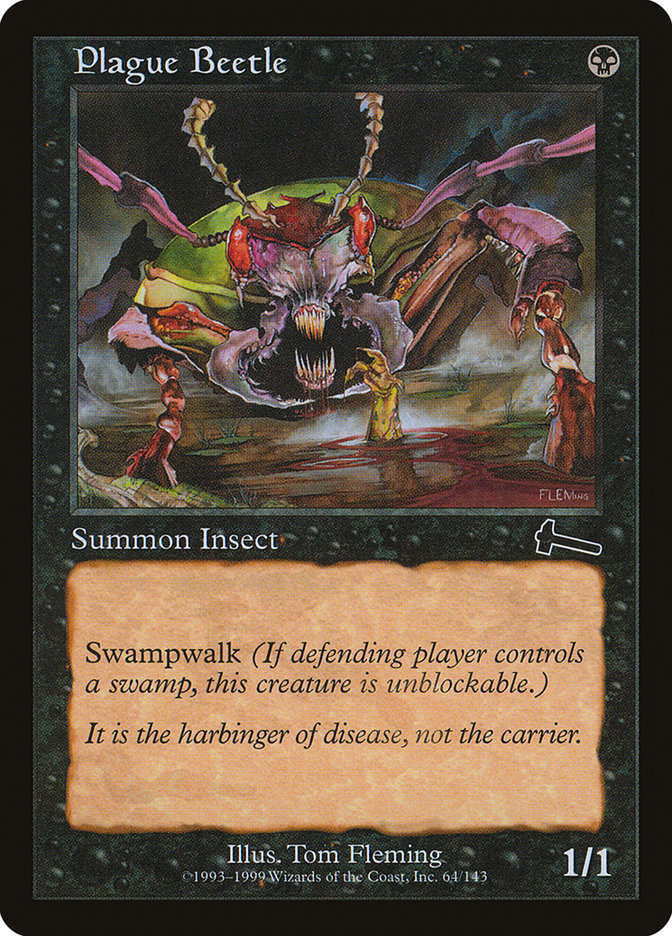 Plague Beetle [Urza's Legacy] [Foil]