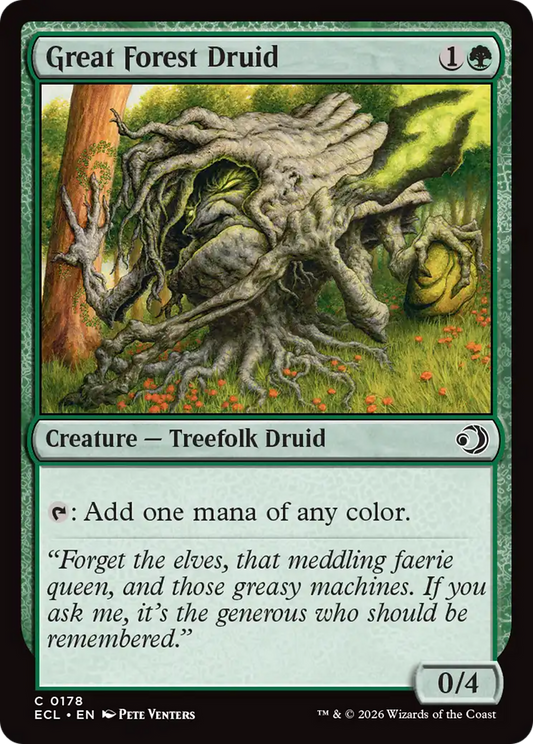 Great Forest Druid [Lorwyn Eclipsed] [Foil]