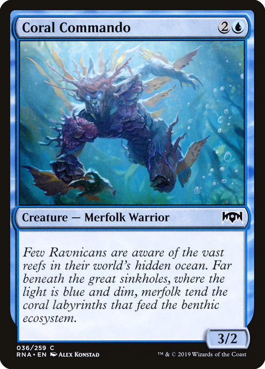 Coral Commando [Ravnica Allegiance] [Foil]