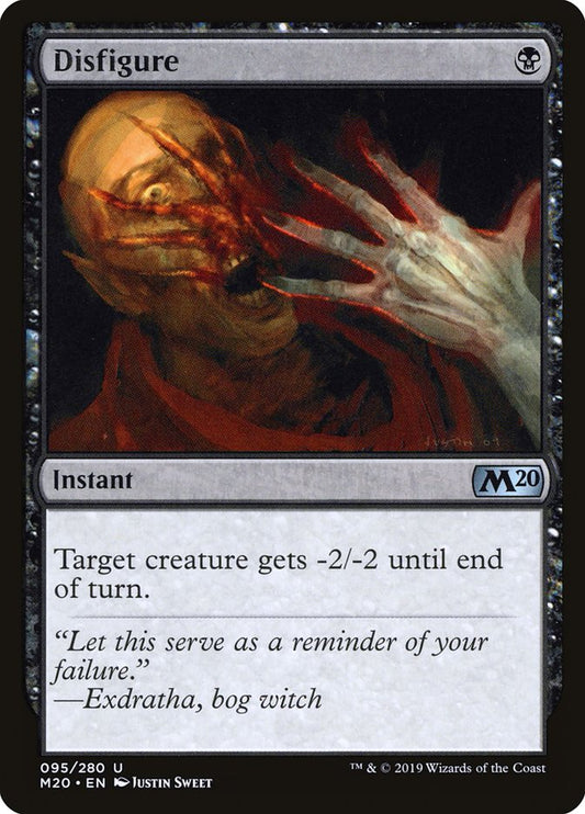 Disfigure [Core Set 2020] [Foil]