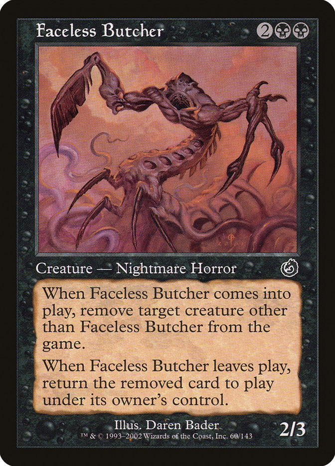 Faceless Butcher [Torment] [Foil]