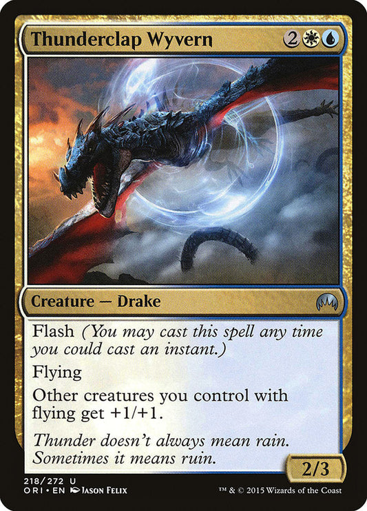 Thunderclap Wyvern [Magic Origins] [Foil]