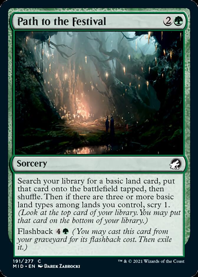 Path to the Festival [Innistrad: Midnight Hunt] [Foil]