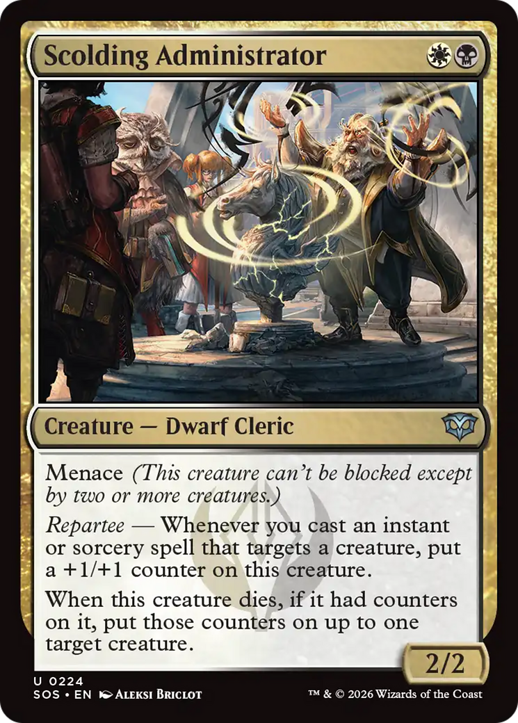 Scolding Administrator [Secrets of Strixhaven] [Foil]