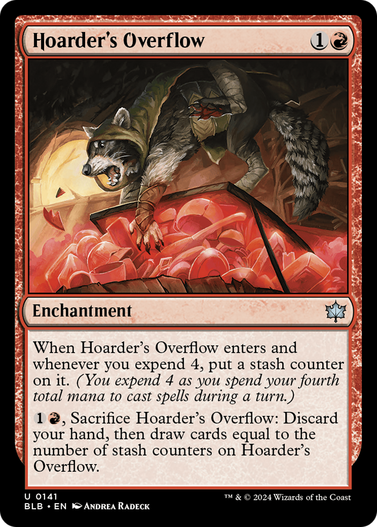 Hoarder's Overflow [Bloomburrow] [Foil]