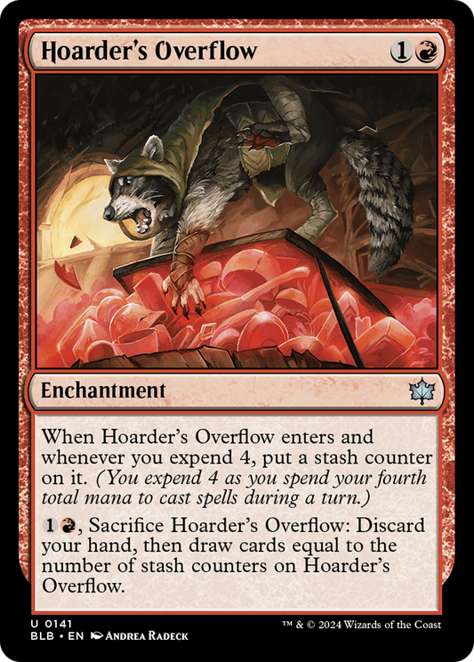 Hoarder's Overflow [Bloomburrow] [Foil]