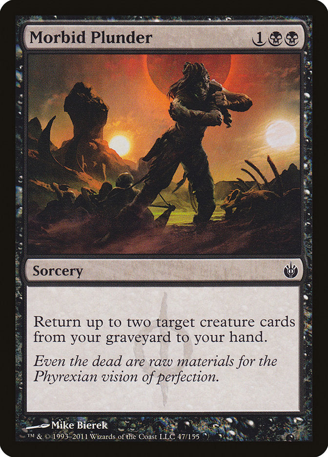 Morbid Plunder [Mirrodin Besieged] [Foil]