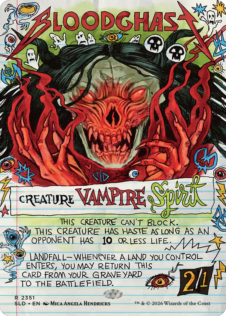 Bloodghast (2351) [Secret Lair Drop Series] [Foil]