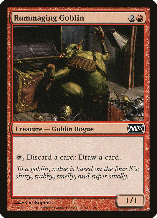 Rummaging Goblin [Core Set 2013] [Foil]
