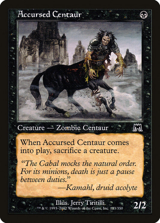 Accursed Centaur [Onslaught] [Foil]