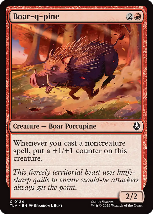 Boar-q-pine [Avatar: The Last Airbender] [Foil]