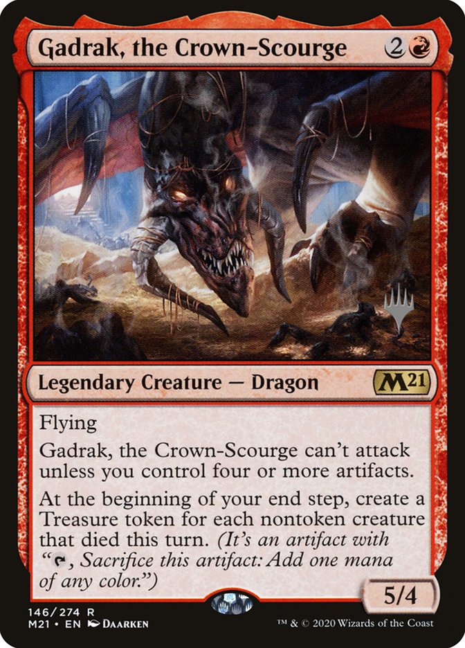 Gadrak, the Crown-Scourge (Promo Pack) [Core Set 2021 Promos] [Foil]