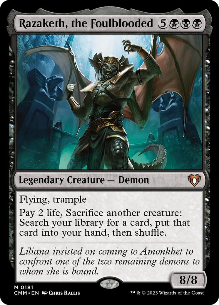 Razaketh, the Foulblooded [Commander Masters] [Foil]
