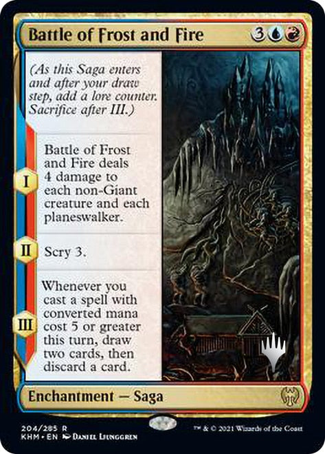 Battle of Frost and Fire (Promo Pack) [Kaldheim Promos] [Foil]