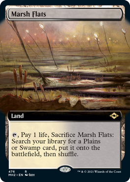 Marsh Flats (Extended Art) [Modern Horizons 2] [Foil]