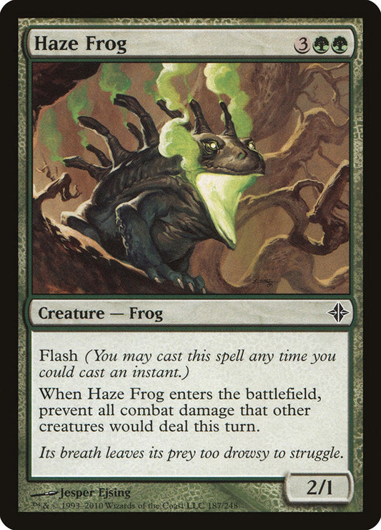 Haze Frog [Rise of the Eldrazi] [Foil]