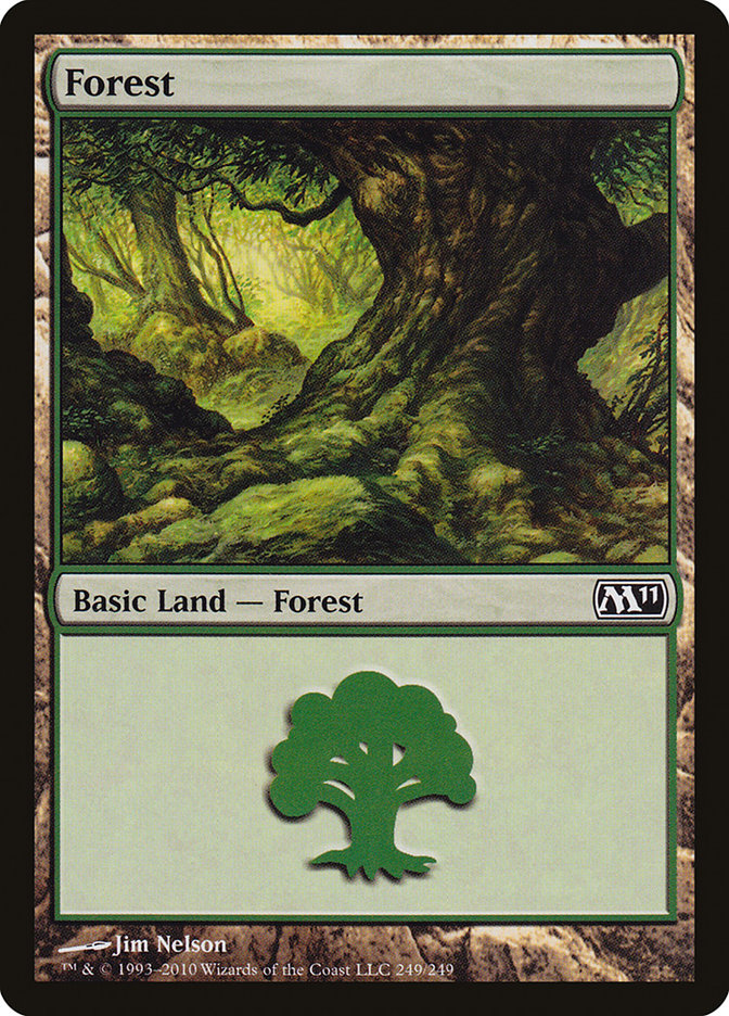 Forest (249) [Core Set 2011] [Foil]