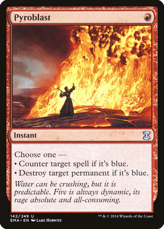 Pyroblast [Eternal Masters] [Foil]