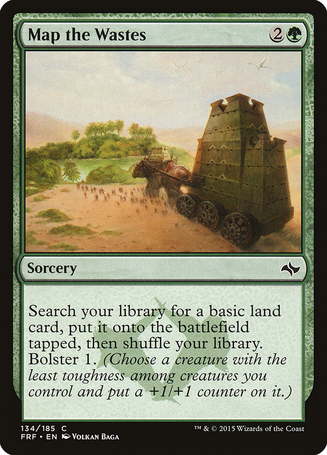 Map the Wastes [Fate Reforged] [Foil]