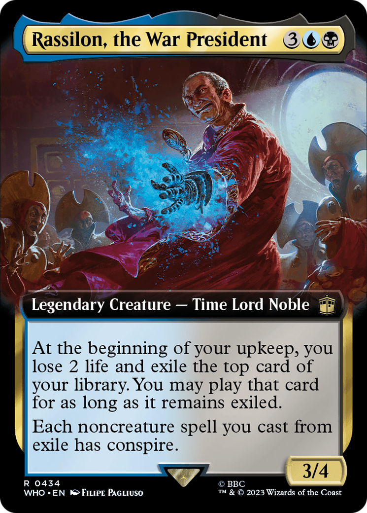 Rassilon, the War President (Extended Art) [Doctor Who] [Foil]