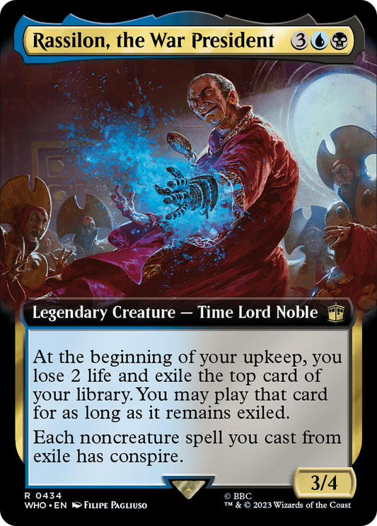 Rassilon, the War President (Extended Art) [Doctor Who] [Foil]