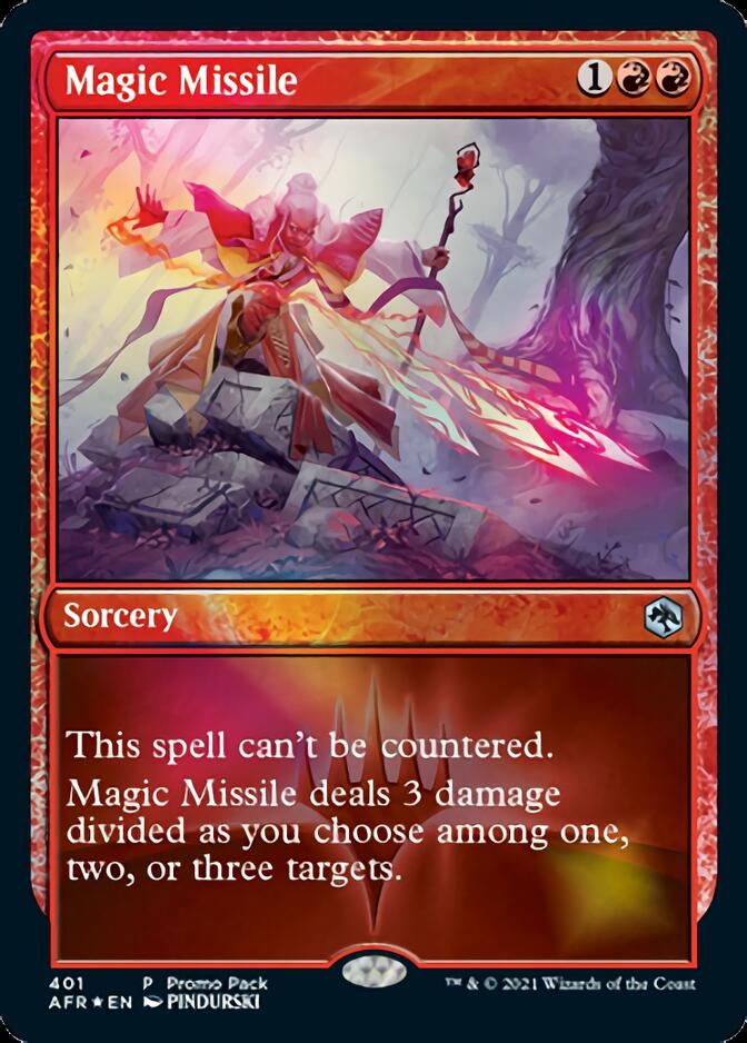 Magic Missile (Promo Pack) [Dungeons & Dragons: Adventures in the Forgotten Realms] [Foil]