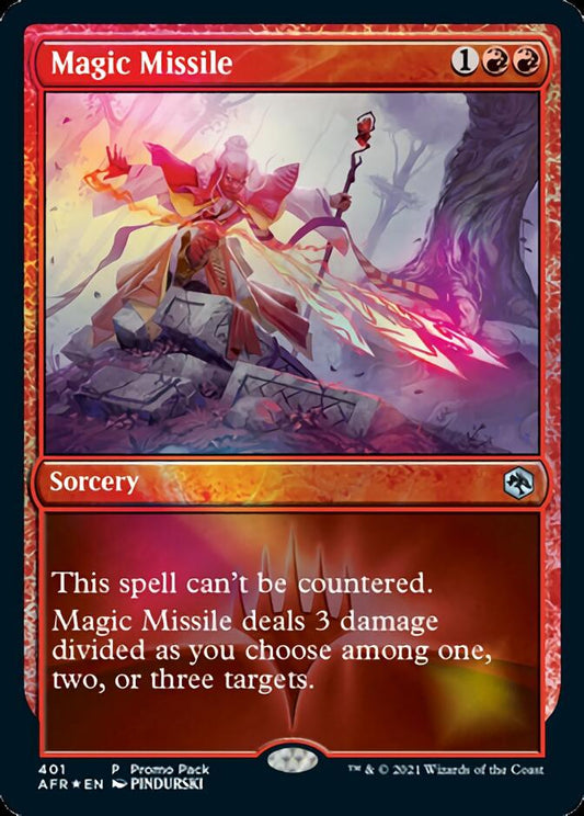 Magic Missile (Promo Pack) [Dungeons & Dragons: Adventures in the Forgotten Realms] [Foil]