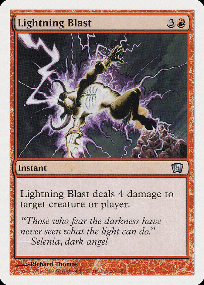 Lightning Blast [Eighth Edition] [Foil]