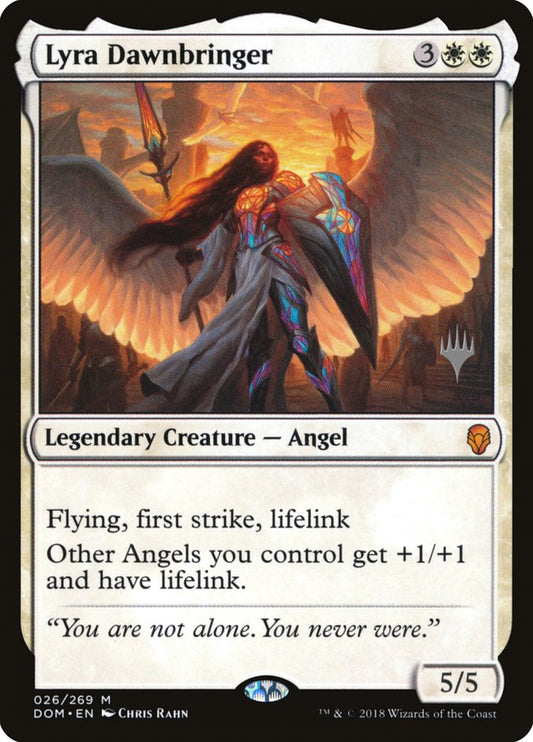 Lyra Dawnbringer (Promo Pack) [Dominaria Promos] [Foil]