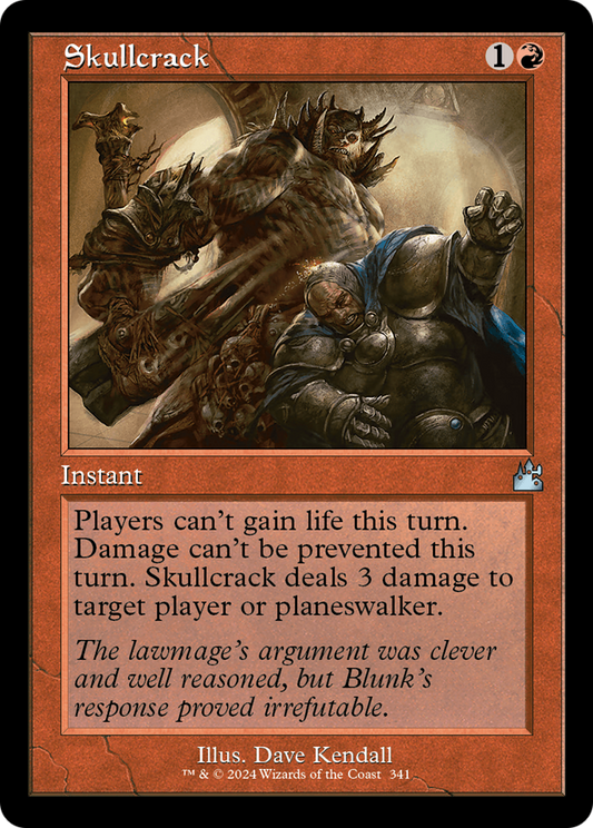 Skullcrack (Retro Frame) [Ravnica Remastered] [Foil]
