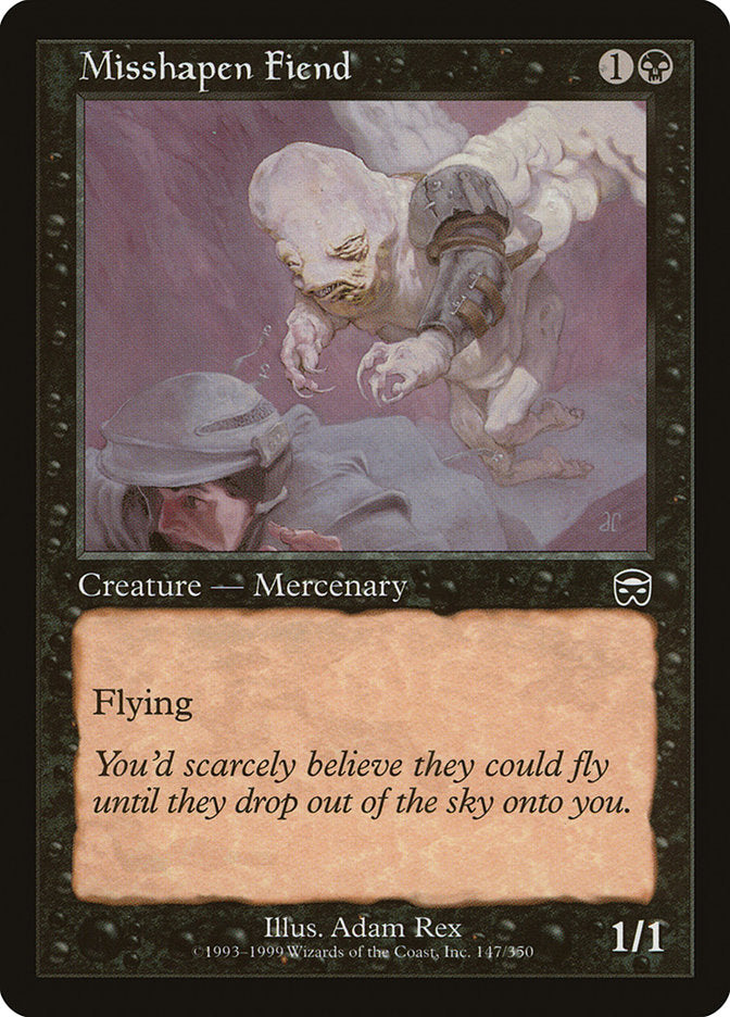 Misshapen Fiend [Mercadian Masques] [Foil]