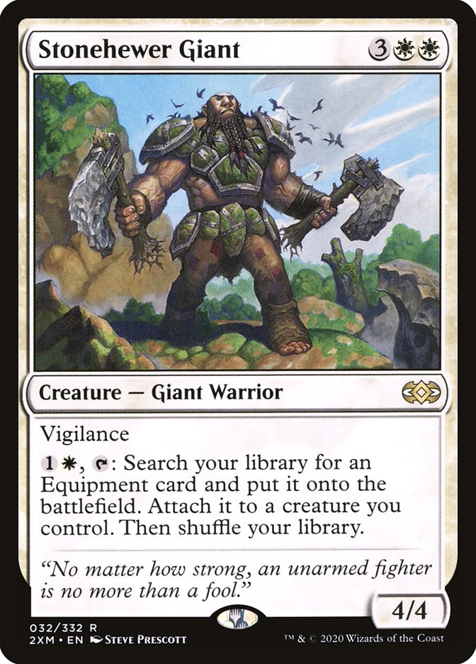 Stonehewer Giant [Double Masters] [Foil]