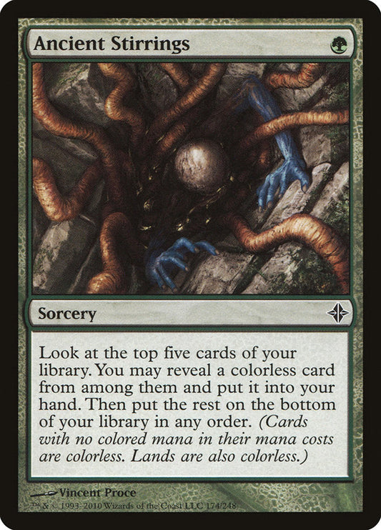 Ancient Stirrings [Rise of the Eldrazi] [Foil]